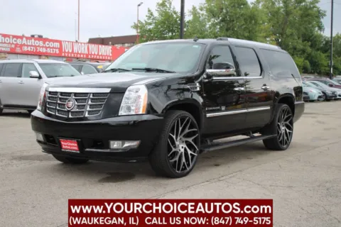 Black 2008 Cadillac Escalade ESV Base AWD 4dr SUV for sale in Waukegan, IL