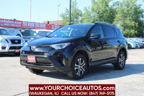 Black 2016 Toyota RAV4 LE for sale in Waukegan, IL