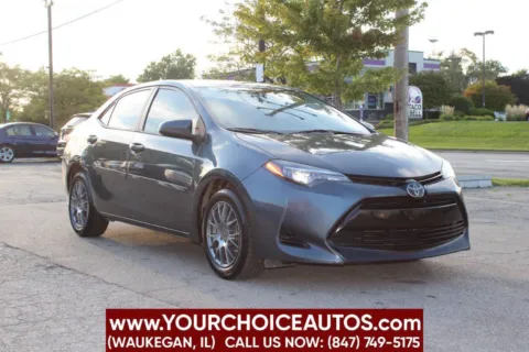 Blue 2017 Toyota Corolla LE 4dr Sedan for sale in Waukegan, IL