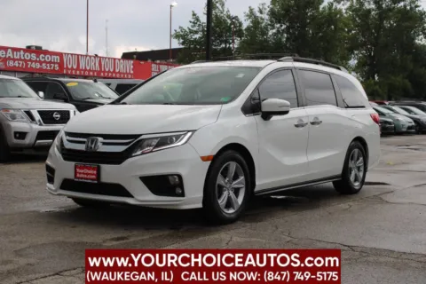 White 2020 Honda Odyssey EX L 4dr Mini Van for sale in Waukegan, IL