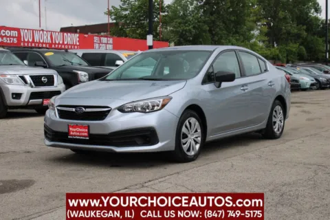 Silver 2022 Subaru Impreza Base AWD 4dr Sedan CVT for sale in Waukegan, IL