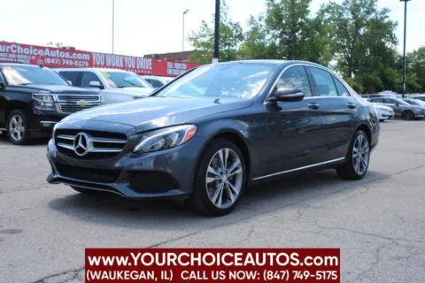 Gray 2015 Mercedes-Benz C-Class C 300 4MATIC AWD 4dr Sedan for sale in Waukegan, IL
