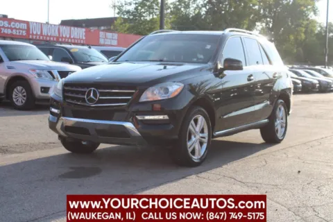 Black 2012 Mercedes-Benz M-Class ML 350 for sale in Waukegan, IL