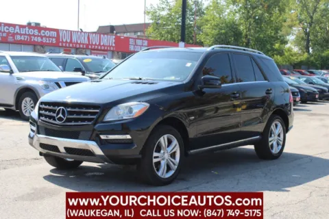 Black 2012 Mercedes-Benz M-Class ML 350 for sale in Waukegan, IL