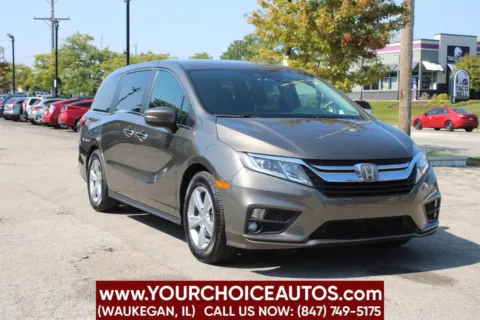 Gray 2019 Honda Odyssey EX L 4dr Mini Van for sale in Waukegan, IL