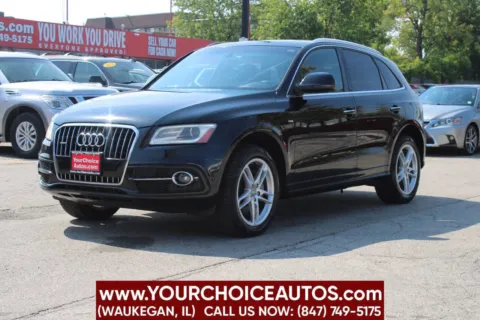 Black 2015 Audi Q5 Premium Plus for sale in Waukegan, IL