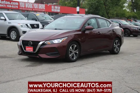 Red 2020 Nissan Sentra SV for sale in Waukegan, IL