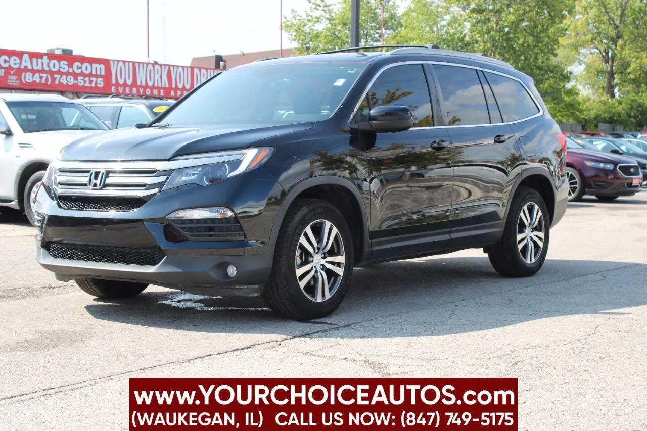 Black 2017 Honda Pilot EX-L for sale in Waukegan, IL