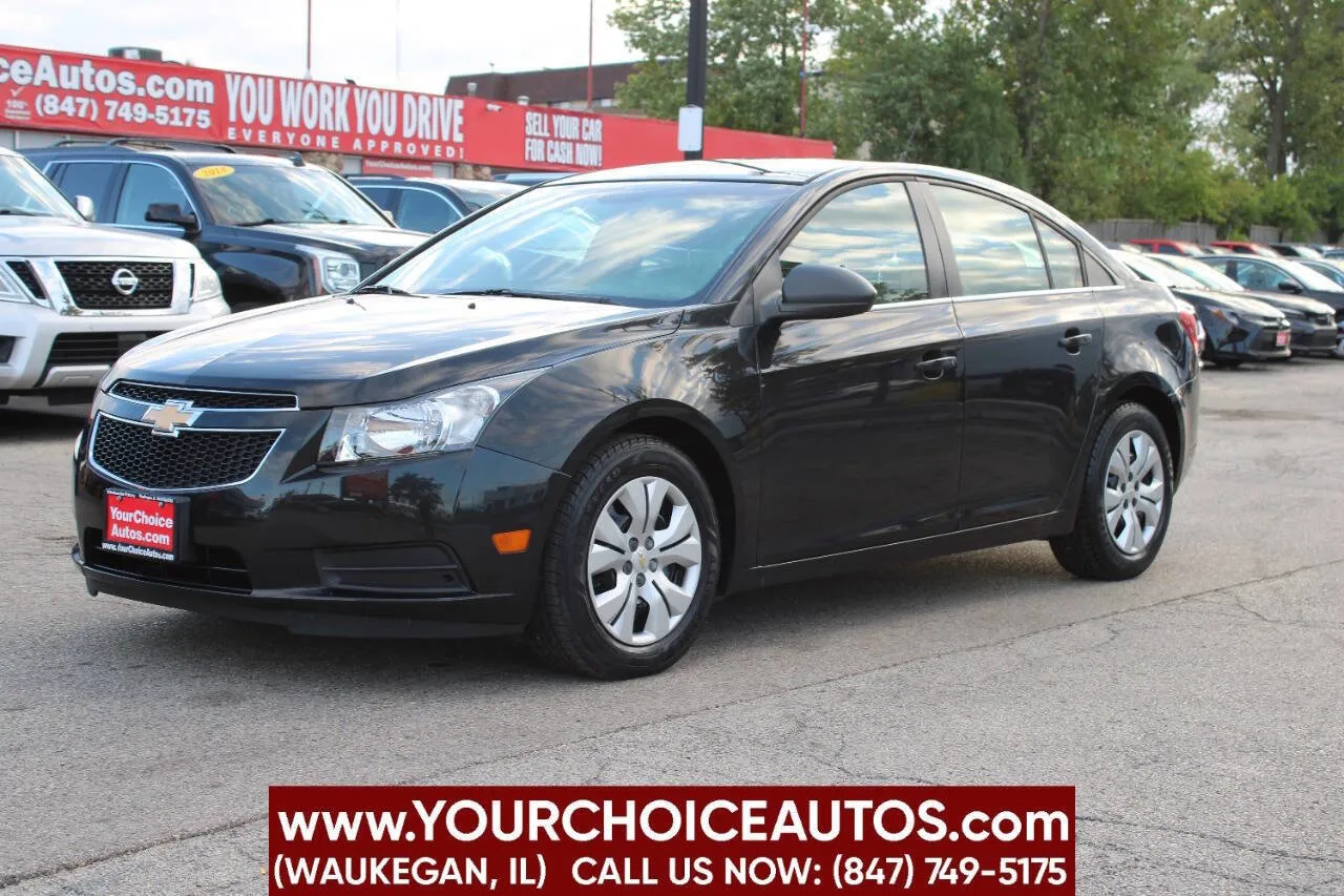 Black 2012 Chevrolet Cruze LS for sale in Waukegan, IL