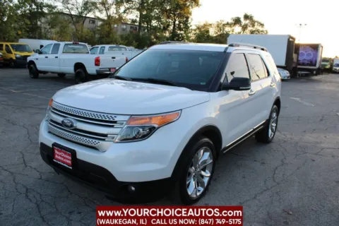 White 2014 Ford Explorer XLT for sale in Waukegan, IL