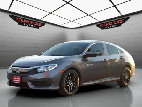 Gray 2016 Honda Civic Sedan LX for sale in Waukegan, IL