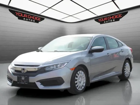 Gray 2017 Honda Civic Sedan LX for sale in Waukegan, IL
