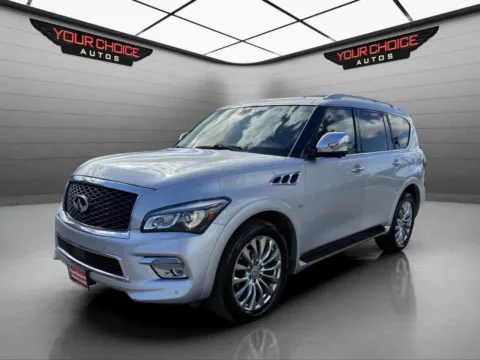 Silver 2017 INFINITI QX80 Base AWD 4dr SUV for sale in Waukegan, IL