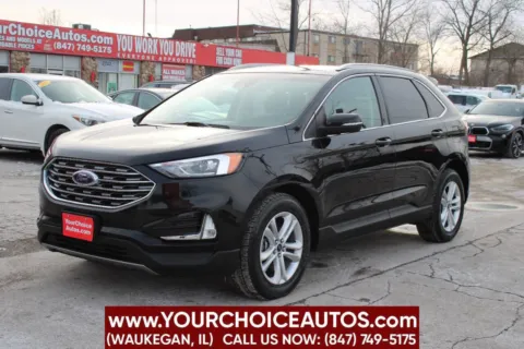 Black 2019 Ford Edge SEL for sale in Waukegan, IL