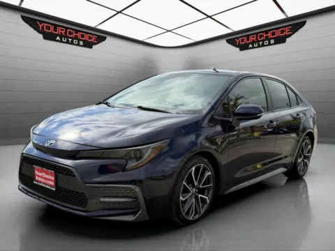 Blue 2020 Toyota Corolla SE 4dr Sedan CVT for sale in Waukegan, IL