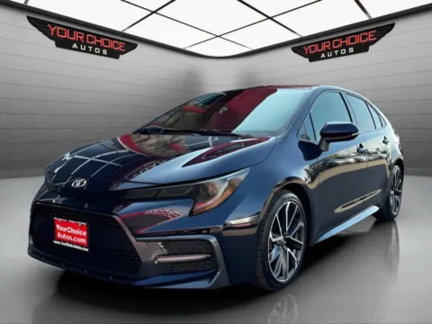 Blue 2020 Toyota Corolla SE 4dr Sedan CVT for sale in Waukegan, IL