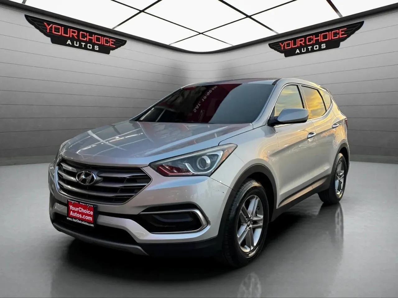 Silver 2017 Hyundai Santa Fe Sport 2.4L for sale in Waukegan, IL