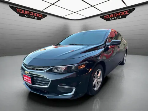 Black 2018 Chevrolet Malibu LS for sale in Waukegan, IL