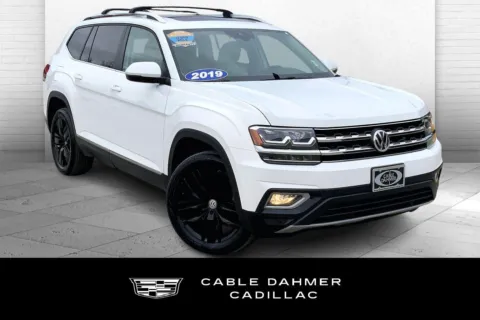 Blue 2019 Volkswagen Atlas 3.6L V6 SEL for sale in Kansas City, MO