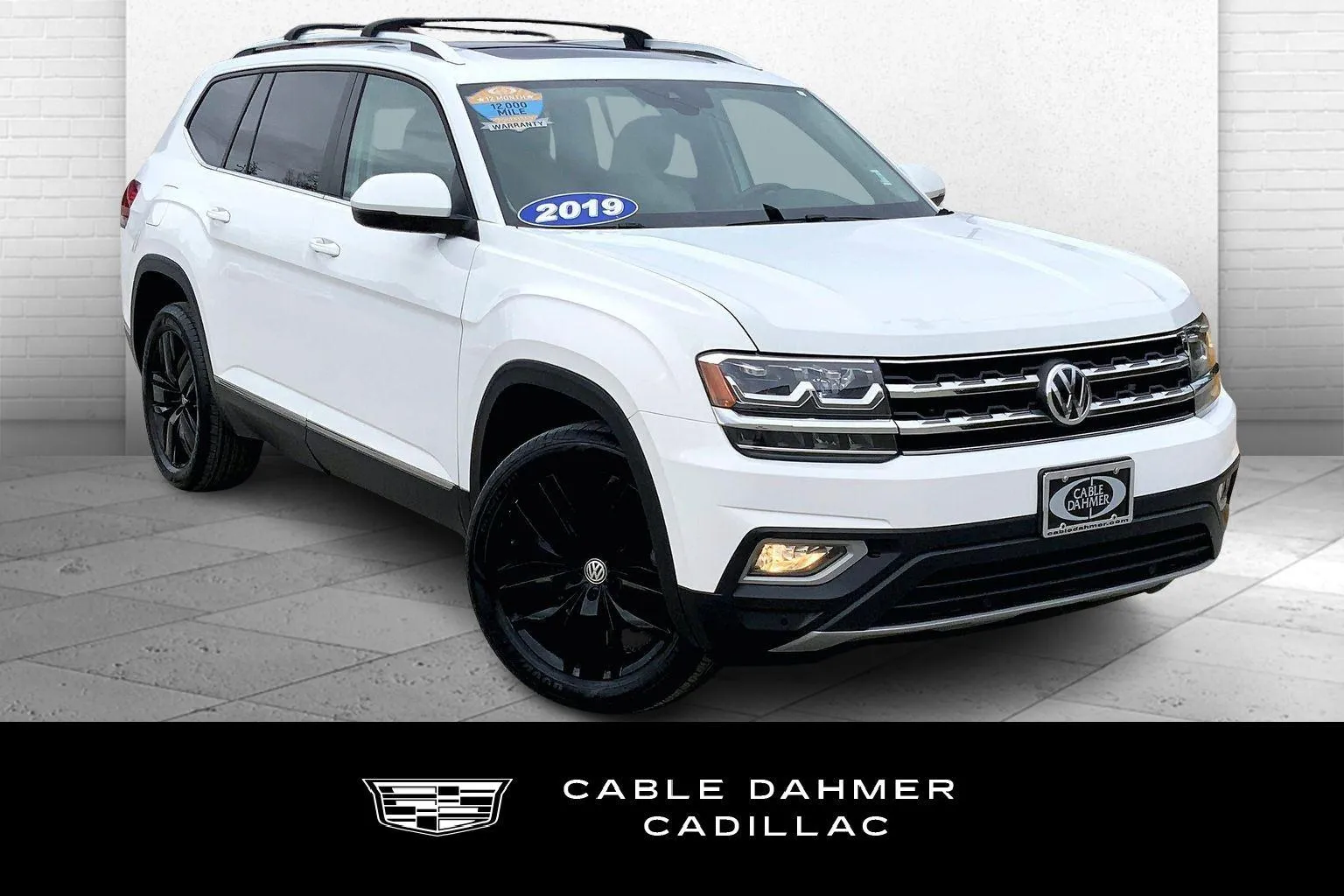 Blue 2019 Volkswagen Atlas 3.6L V6 SEL for sale in Kansas City, MO