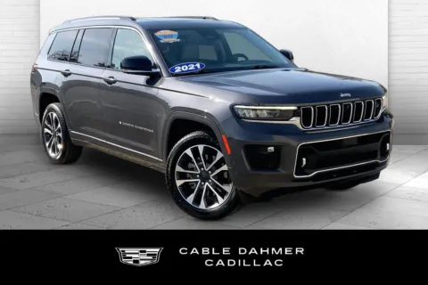 Gray 2021 Jeep Grand Cherokee L Overland for sale in Kansas City, MO