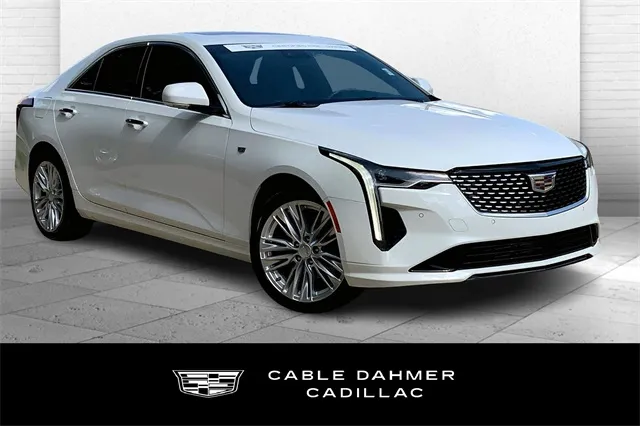 White 2022 Cadillac CT4 Premium Luxury for sale in Kansas City, MO