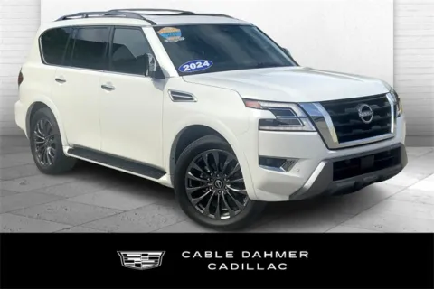 White 2024 Nissan Armada Platinum for sale in Kansas City, MO