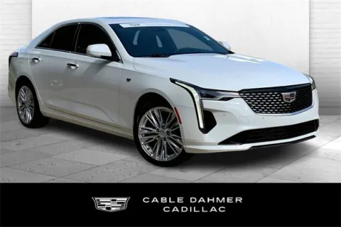 White 2022 Cadillac CT4 Premium Luxury for sale in Kansas City, MO