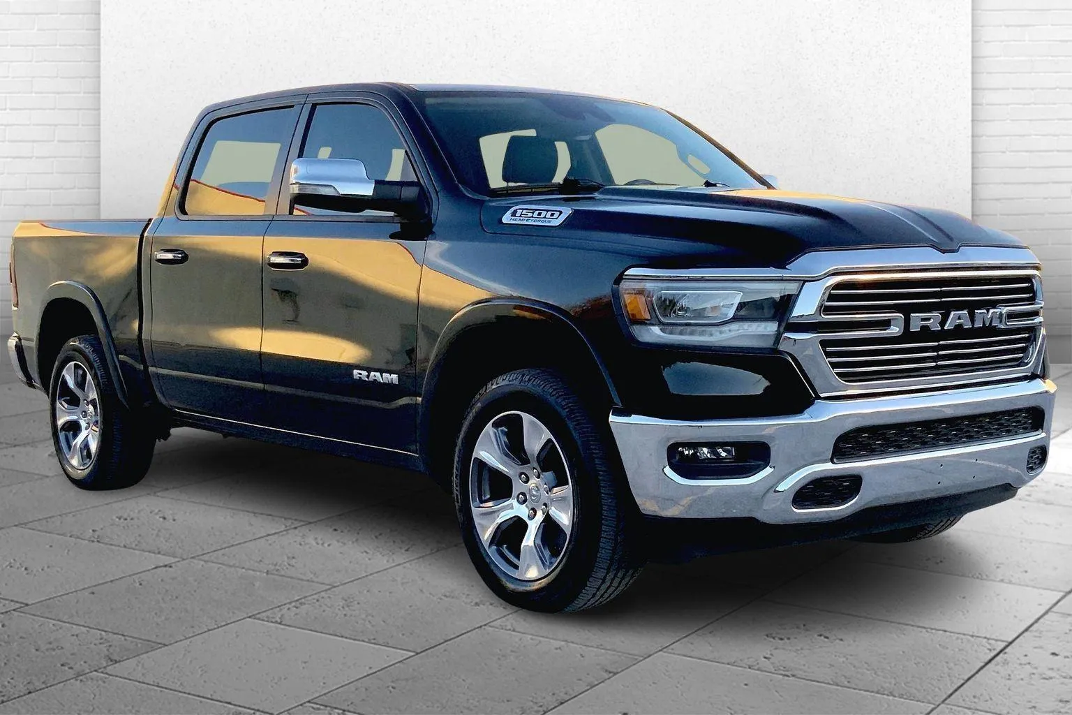 Black 2021 RAM 1500 Laramie Crew Cab 4x4 5'7' Box for sale in Kansas City, MO