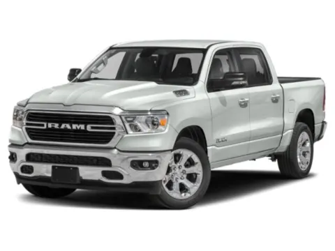 White 2020 RAM 1500 Big Horn Crew Cab 4x4 5'7' Box for sale in Kansas City, MO