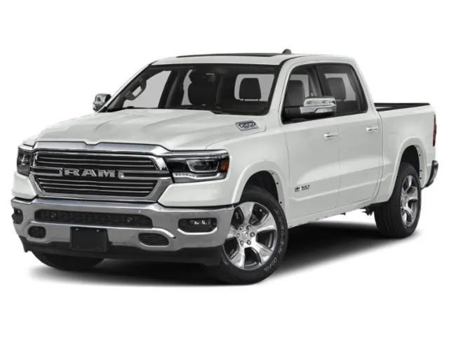 White 2019 RAM 1500 Laramie Crew Cab 4x4 5'7' Box for sale in Kansas City, MO
