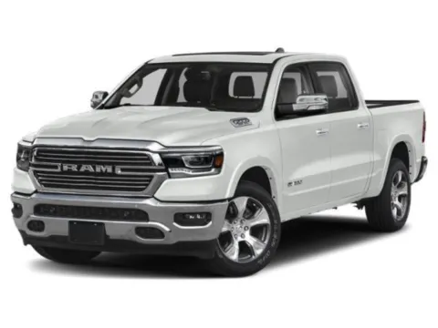White 2019 RAM 1500 Laramie Crew Cab 4x4 5'7' Box for sale in Kansas City, MO