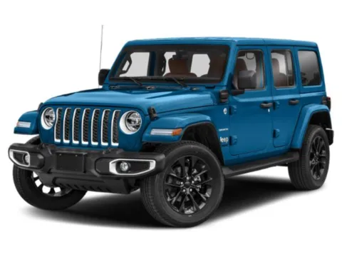 Blue 2022 Jeep Wrangler 4xe Unlimited Rubicon 4x4 for sale in Kansas City, MO
