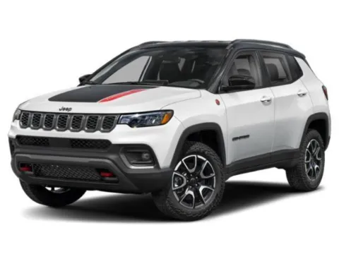 White 2024 Jeep Compass Trailhawk 4x4 for sale in Kansas City, MO