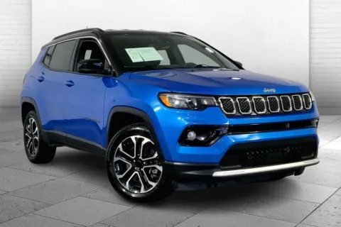Blue 2024 Jeep Compass Limited 4x4 for sale in Kansas City, MO