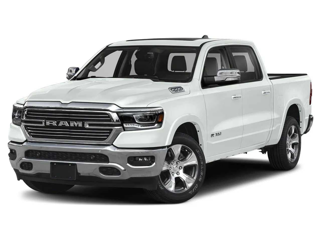 White 2020 RAM 1500 Laramie Crew Cab 4x4 5'7' Box for sale in Kansas City, MO