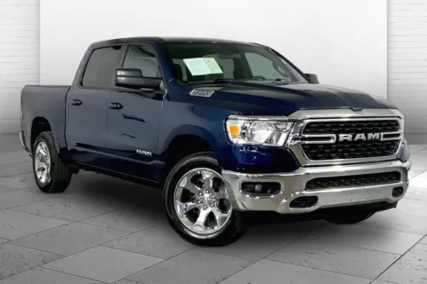 Blue 2022 RAM 1500 Big Horn Crew Cab 4x4 5'7' Box for sale in Kansas City, MO
