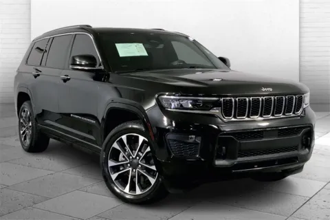 Black 2021 Jeep Grand Cherokee L Overland for sale in Kansas City, MO