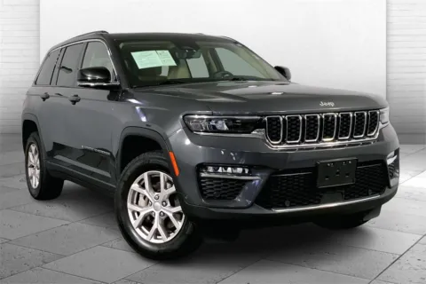 Gray 2022 Jeep Grand Cherokee Limited for sale in Kansas City, MO