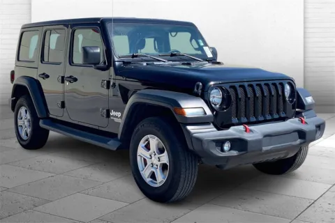 Black 2019 Jeep Wrangler Unlimited Sport S for sale in Kansas City, MO