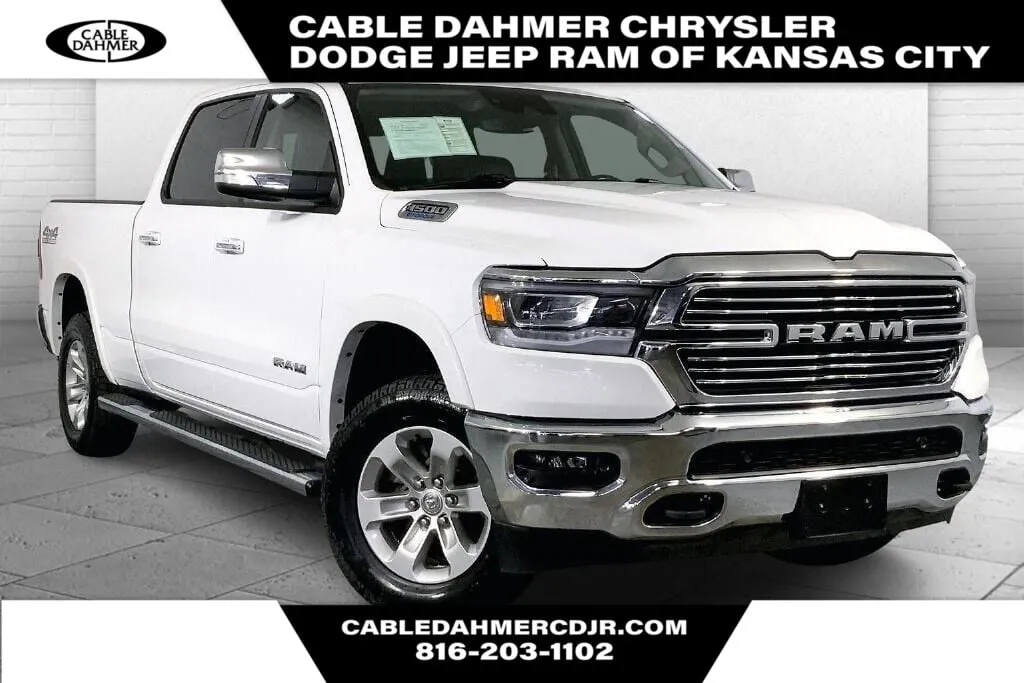White 2022 Ram 1500 Laramie for sale in Kansas City, MO