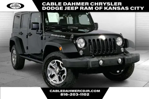 Black 2014 Jeep Wrangler Unlimited Rubicon for sale in Kansas City, MO