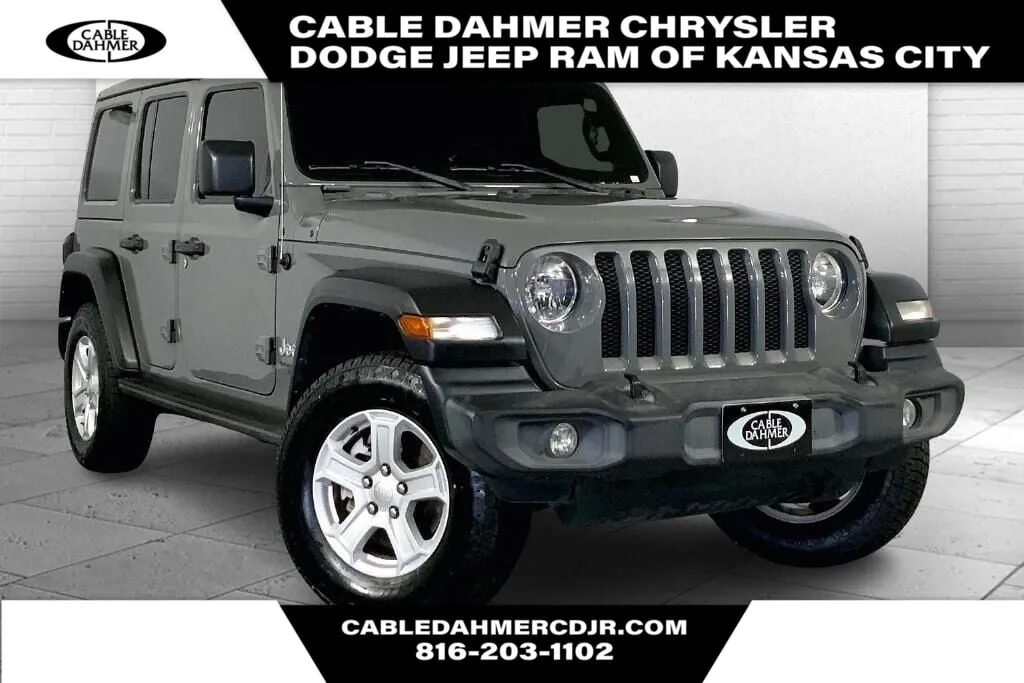 Gray 2020 Jeep Wrangler Unlimited Sport S for sale in Kansas City, MO