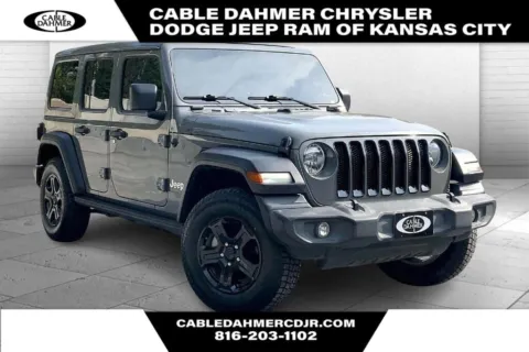 Gray 2020 Jeep Wrangler Unlimited Sport S for sale in Kansas City, MO