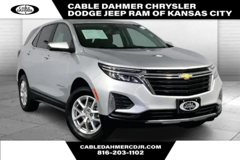 Silver 2022 Chevrolet Equinox LT for sale in Kansas City, MO