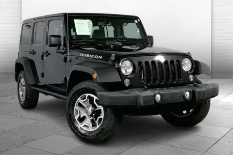 Black 2014 Jeep Wrangler Unlimited Rubicon for sale in Kansas City, MO