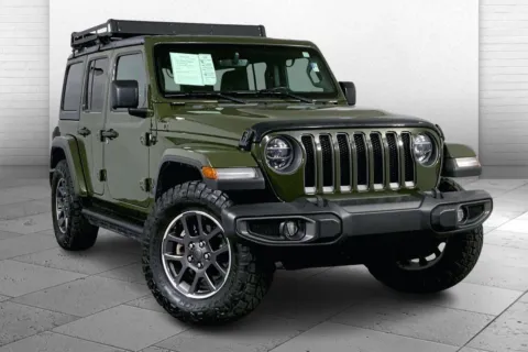 Green 2021 Jeep Wrangler Unlimited 80th Anniversary 4x4 for sale in Kansas City, MO
