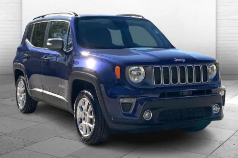 Blue 2021 Jeep Renegade Limited 4X4 for sale in Kansas City, MO