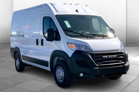 White 2025 RAM ProMaster 1500 Cargo Van Tradesman High Roof 136' WB w/Pass Seat for sale in Kansas City, MO