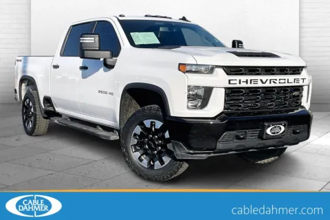 White 2020 Chevrolet Silverado 2500 HD Custom for sale in Independence, MO